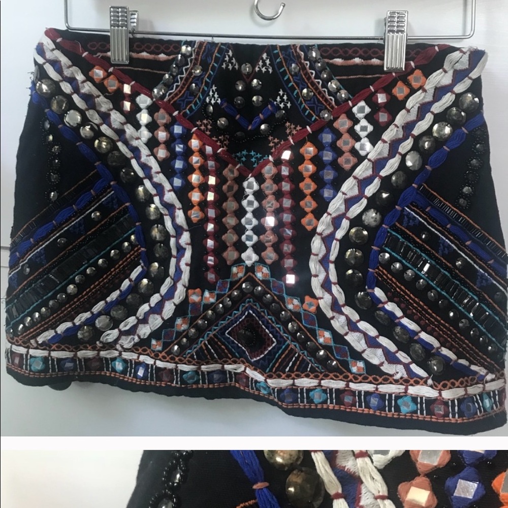 Zara beaded skirt